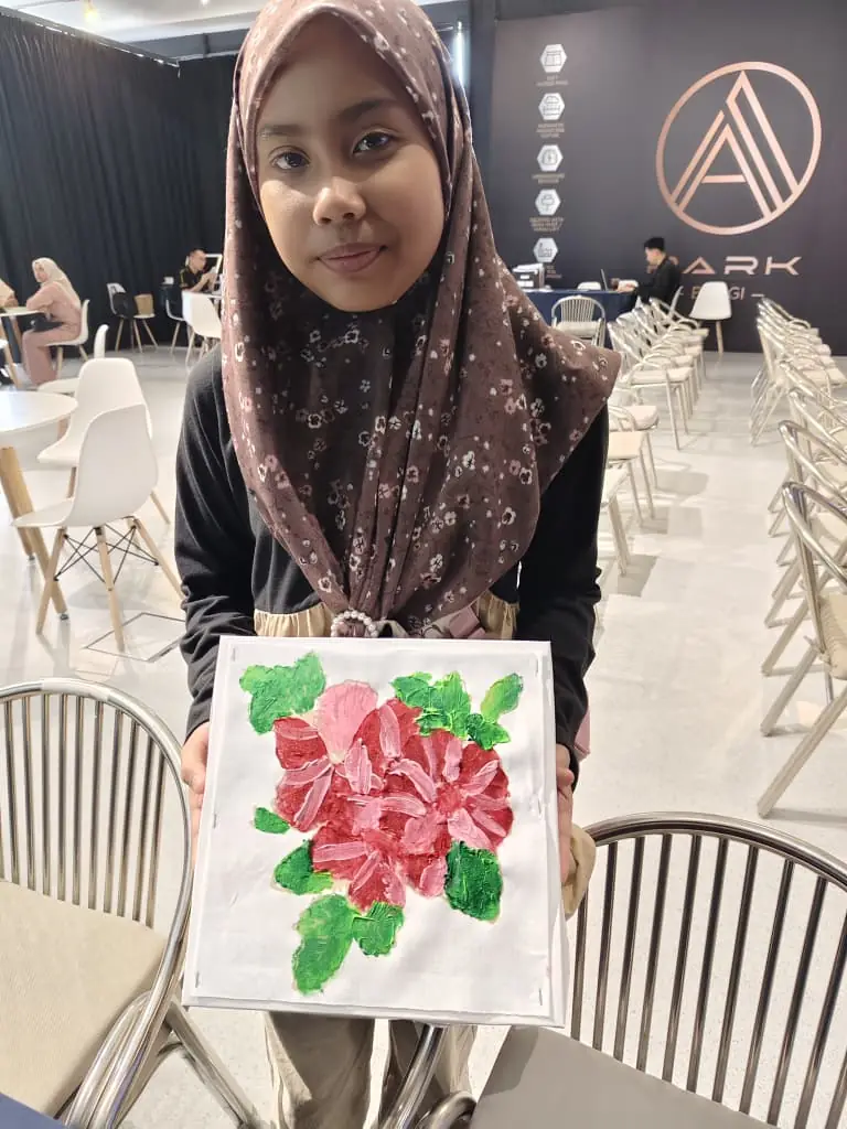 Batik painting at Ancubic · April 2026 — photo 1
