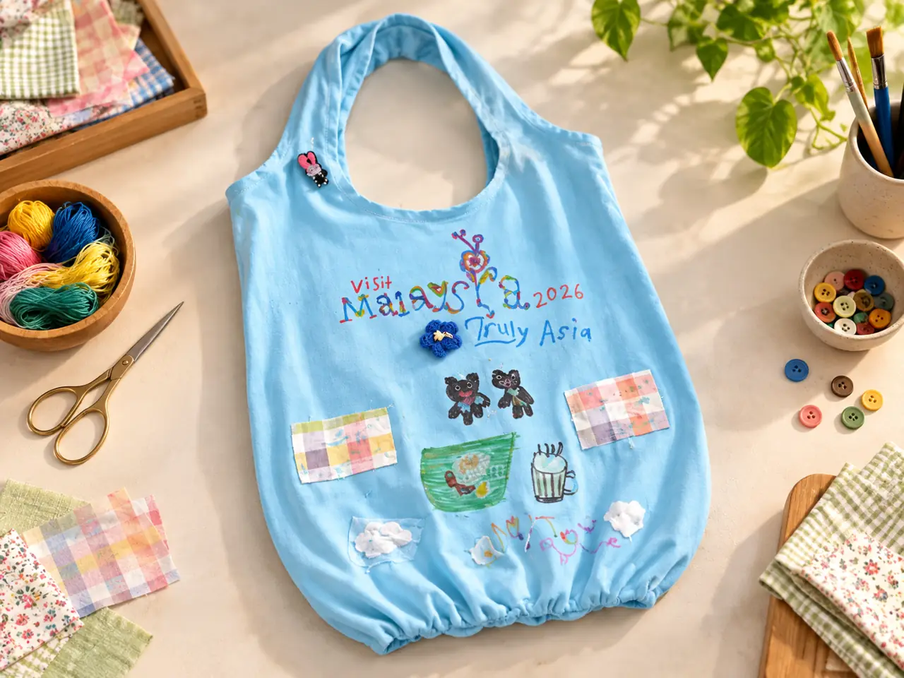 A personalised tote bag to carry away from the event.