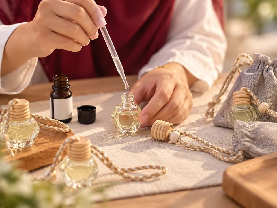 Car perfume workshop creation