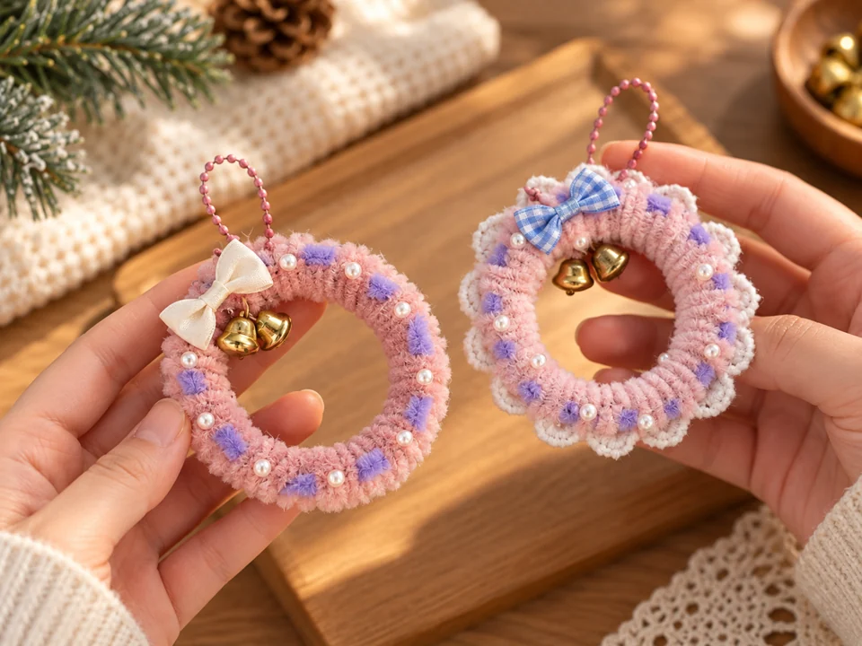 Christmas wreaths workshop creation