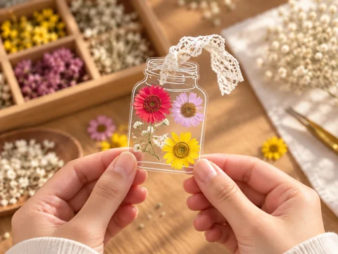 Eternal Blooms bookmarks workshop creation