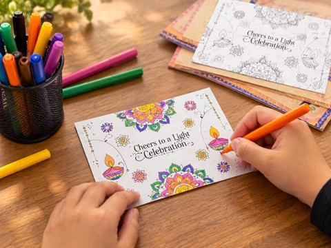 Greeting cards workshop creation
