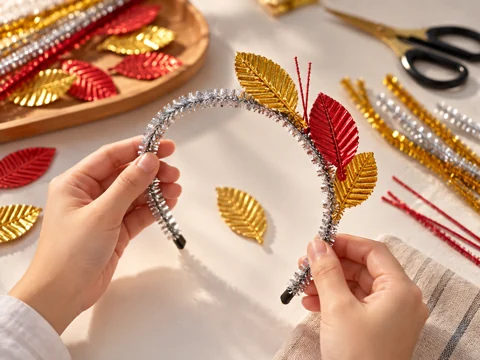 Merdeka headbands workshop creation