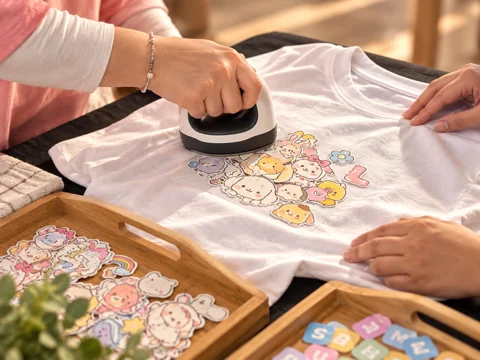 T-shirt printing workshop creation