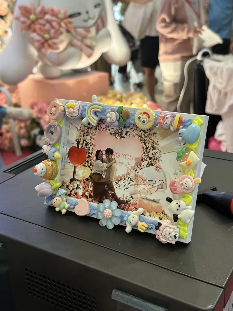 Cream photo frames at MyTown Valentine’s · February 2025 — photo 1