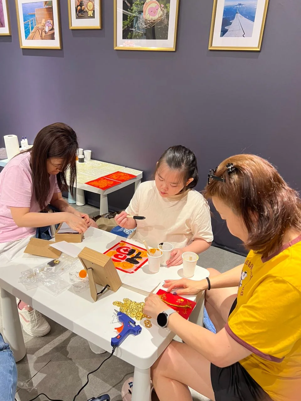 Fu character art in the workshop source photographs
