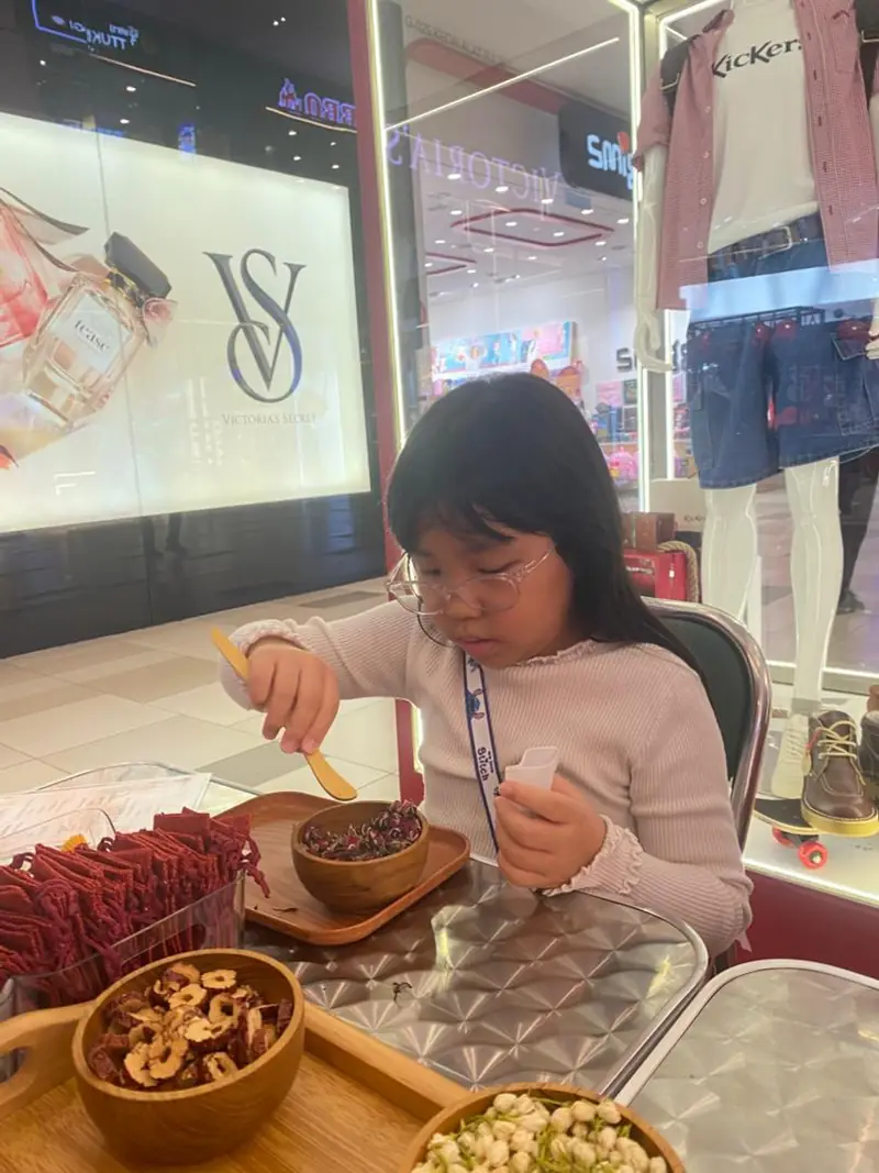 Custom tea bags at MyTown CNY · February 2026 — photo 2
