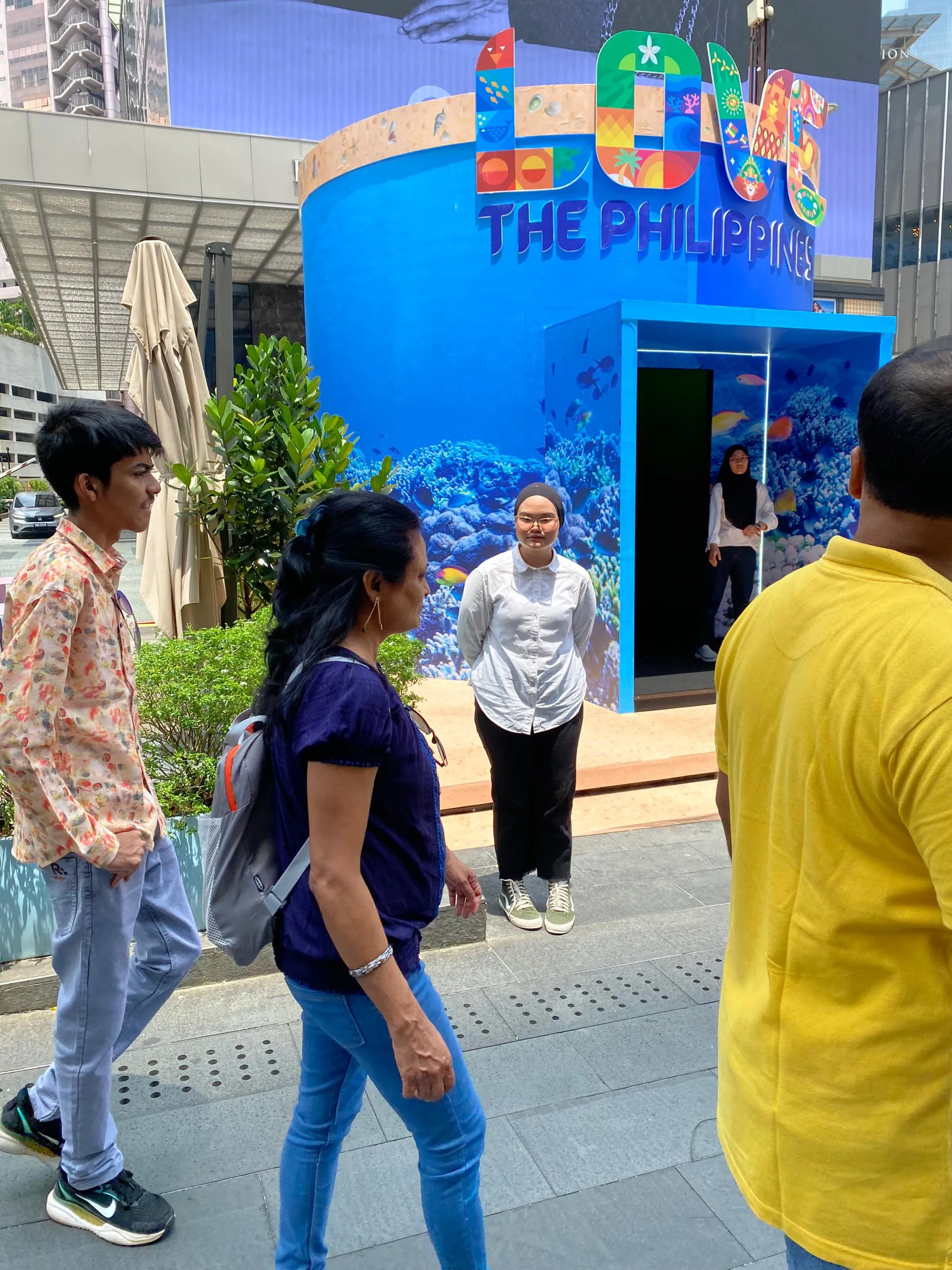 AI photo booth experience with themed walk-in booth