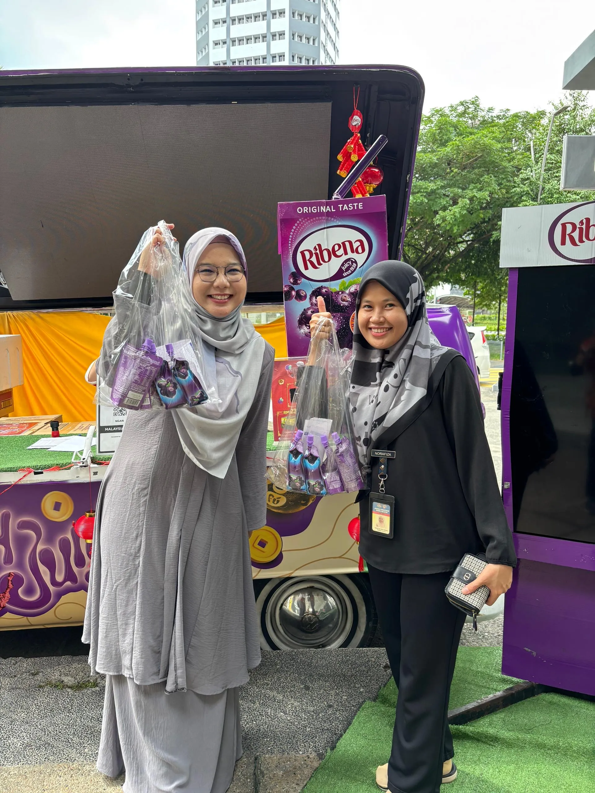 Ribena consumer engagement at roving stop